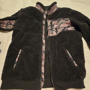 Joe's Sherpa Jacket with Camouflage Accents